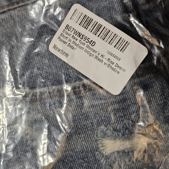 NEW Silent New York Hi-Rise Denim with Shadow Pocket Detail Size 28 - Picture 3 of 6